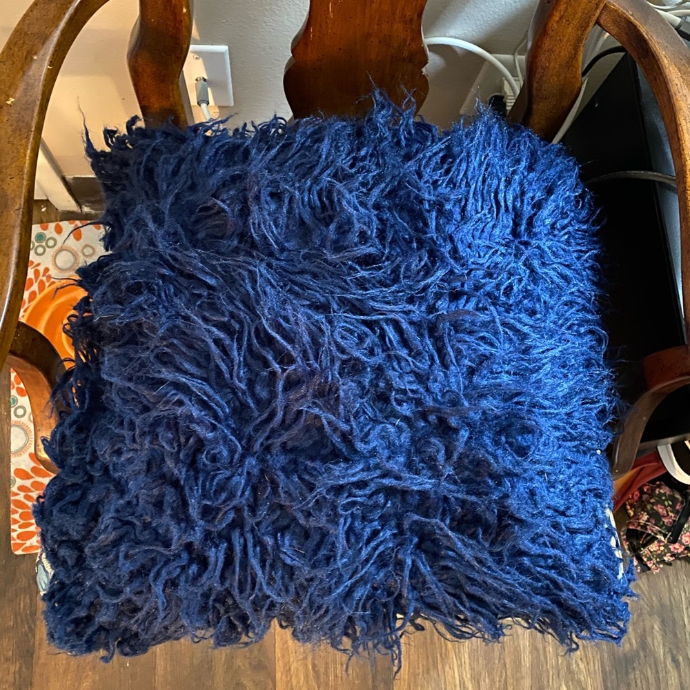 Faux Fur Throw Pillow